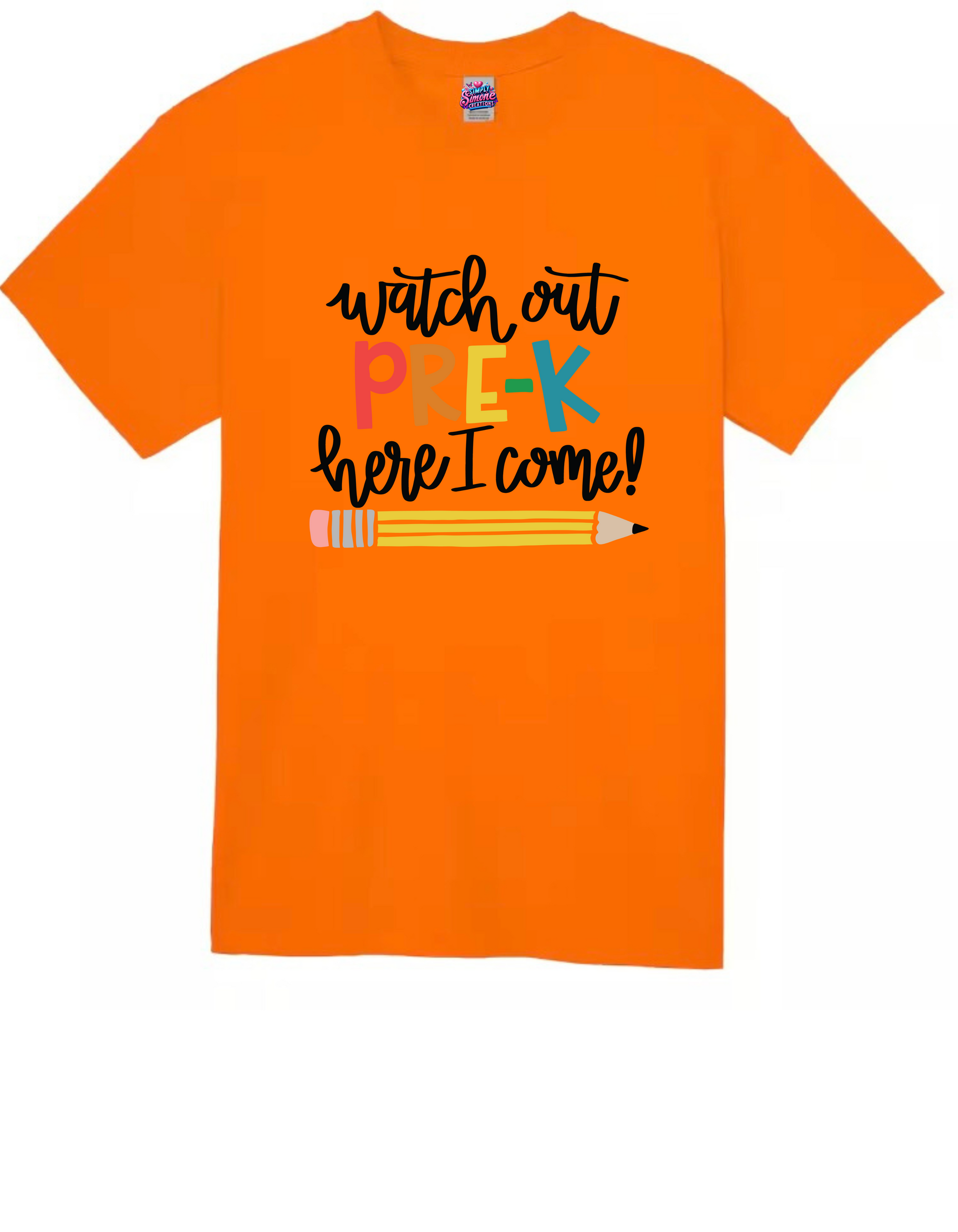 Look Out Pre-K, Here I Come! – Kids Back-to-School Shirt