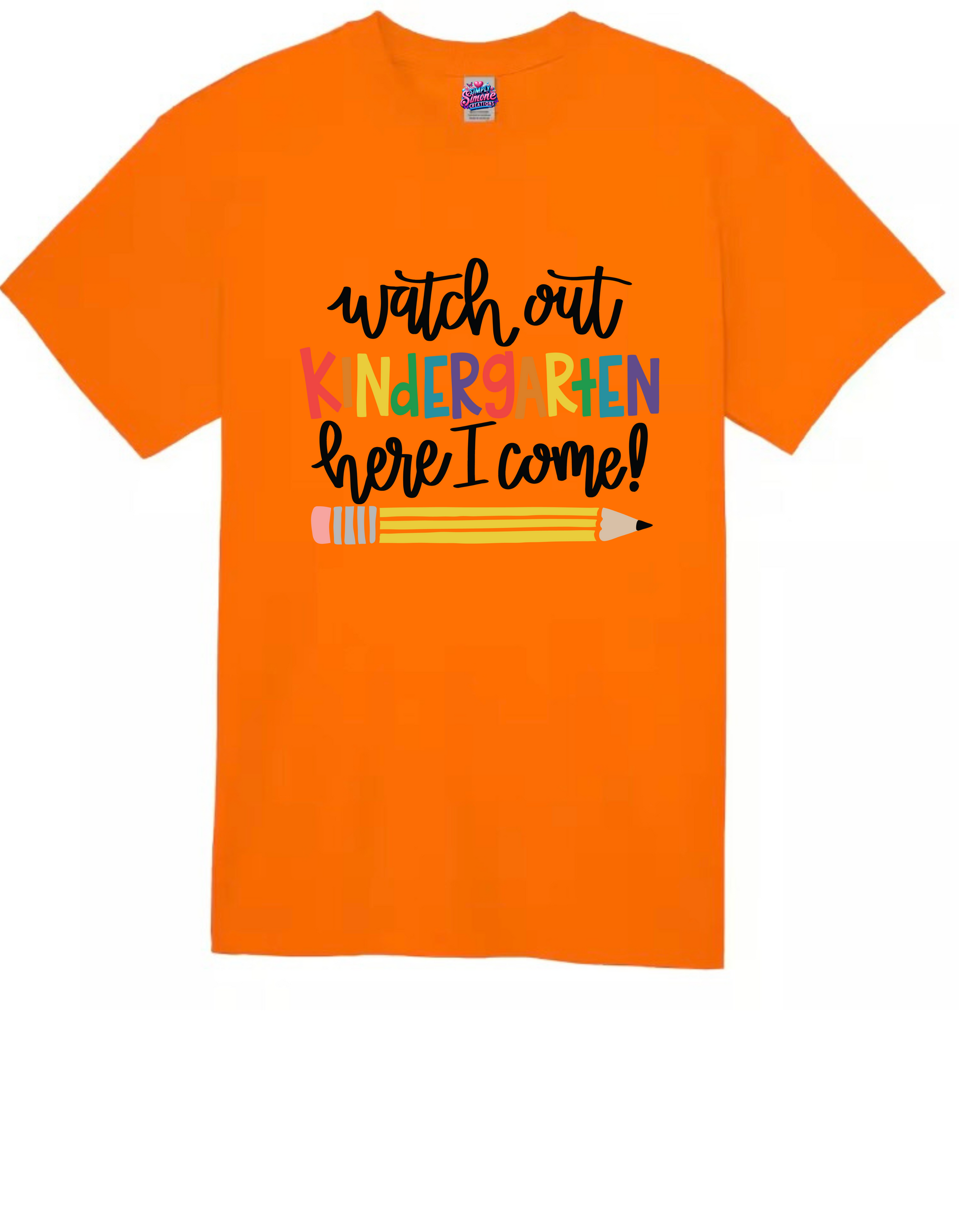 Look Out Kindergarten, Here I Come! – Kids' Back-to-School Shirt