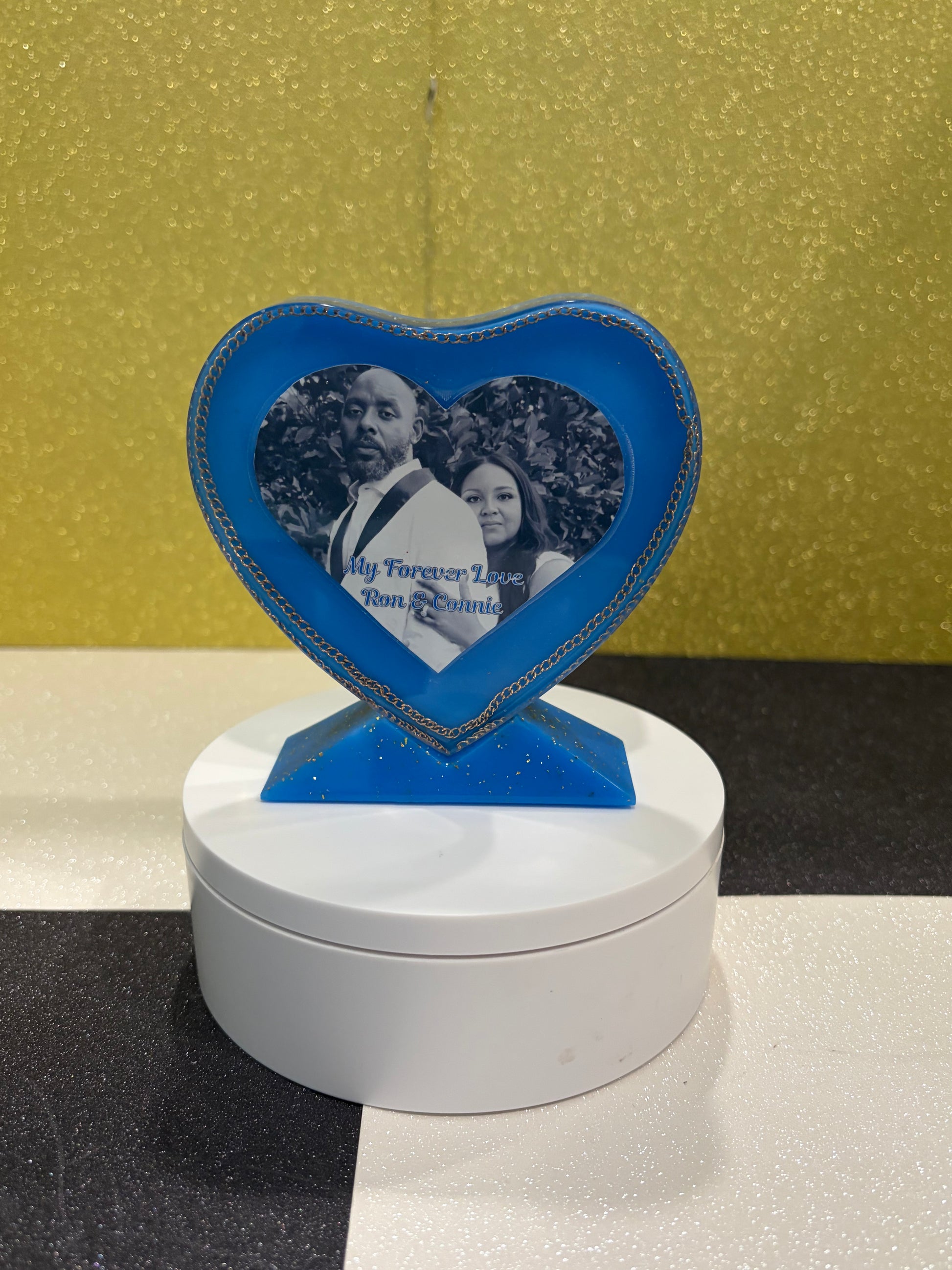 Small Heart Resin keepsake