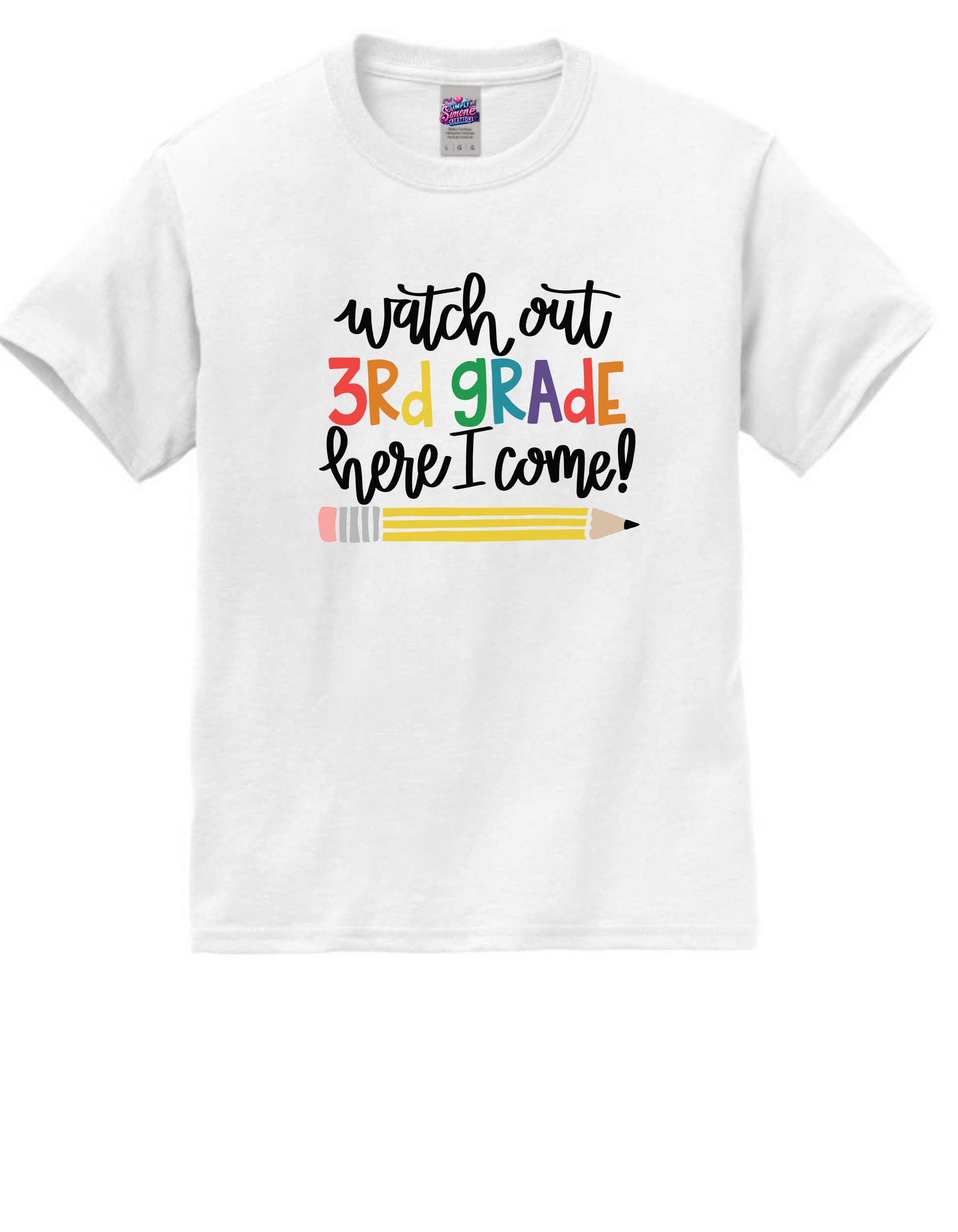 Look Out 3rd Grade, Here I Come! – Kids' Back-to-School Shirt