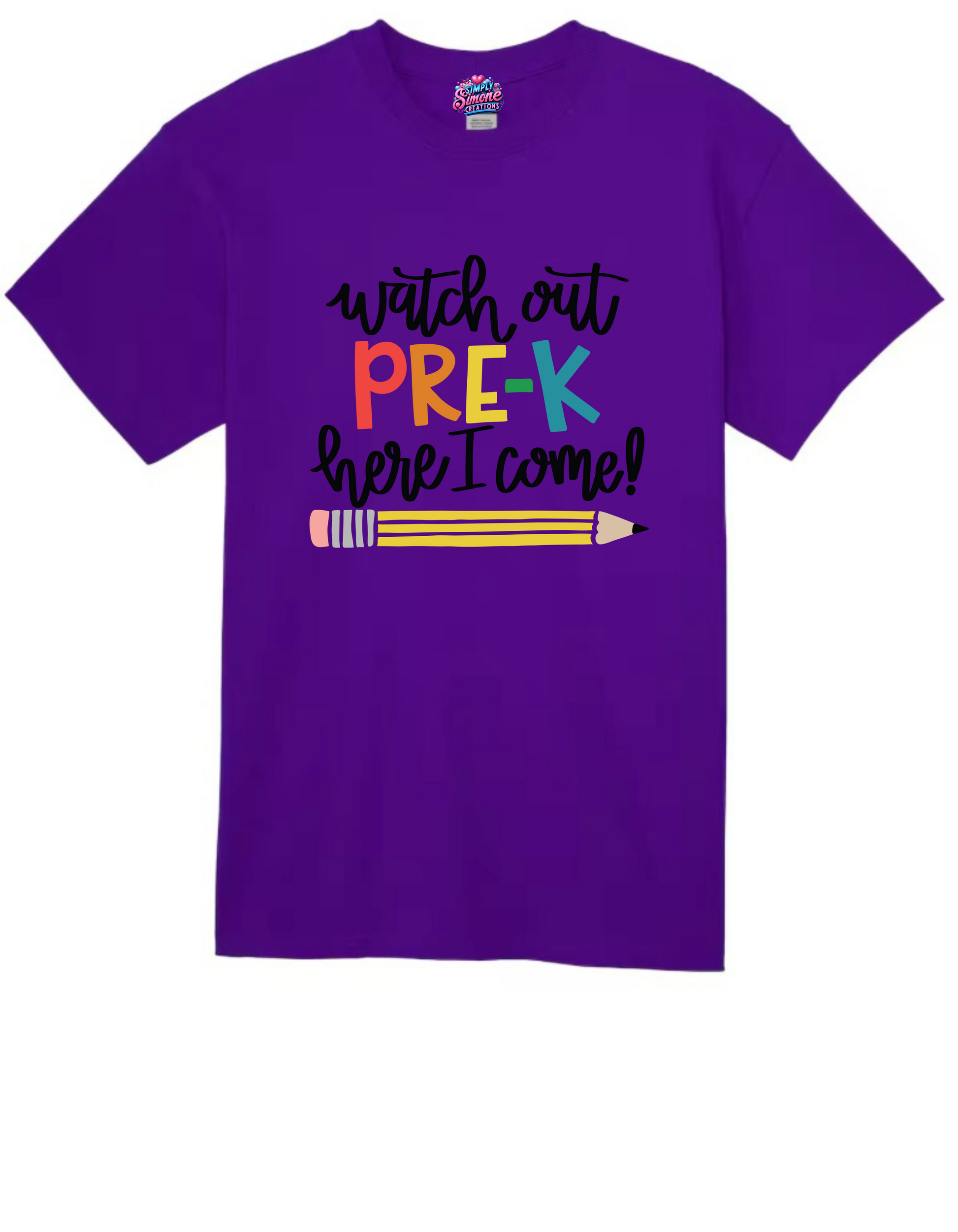 Look Out Pre-K, Here I Come! – Kids Back-to-School Shirt