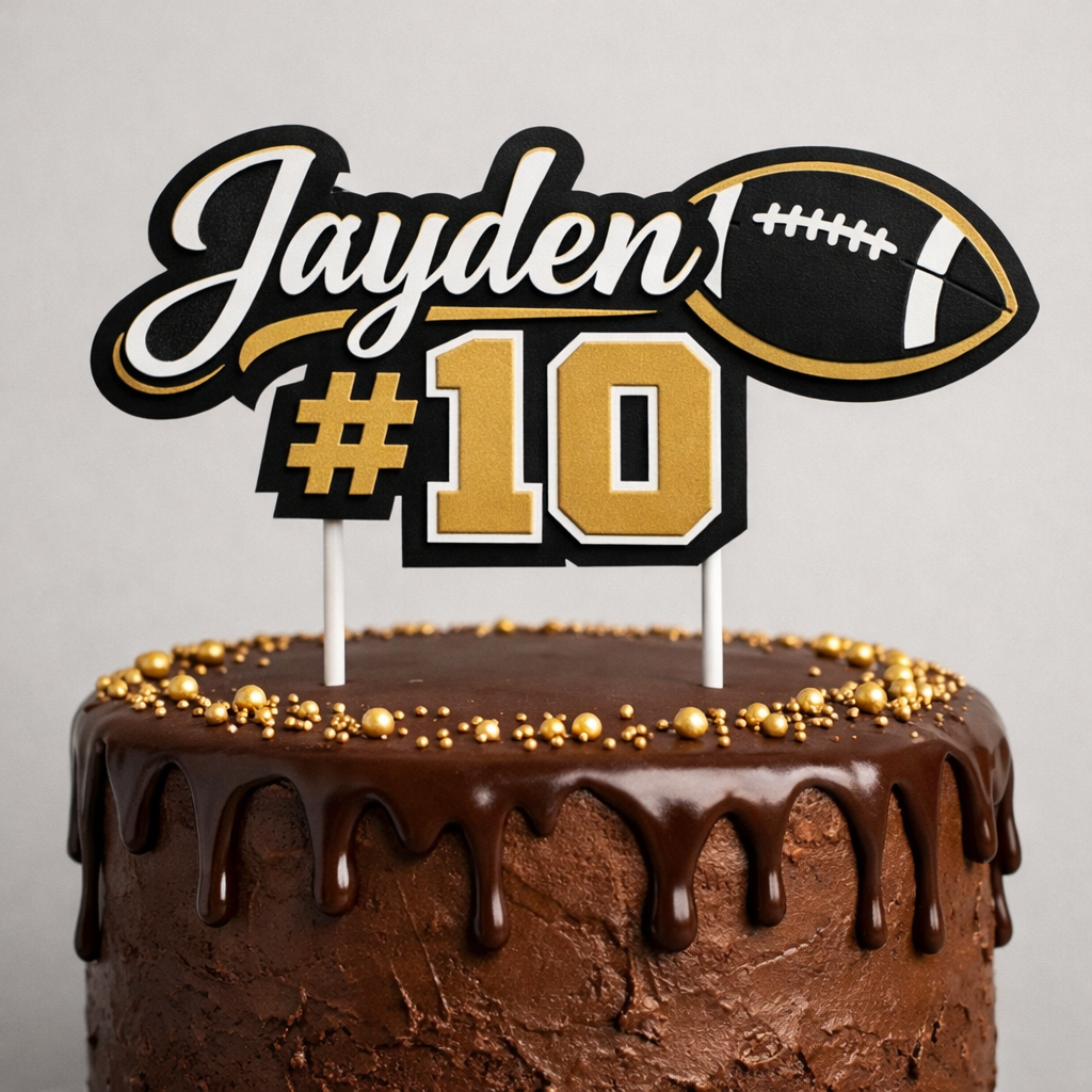 Cake Topper (Triple layer)