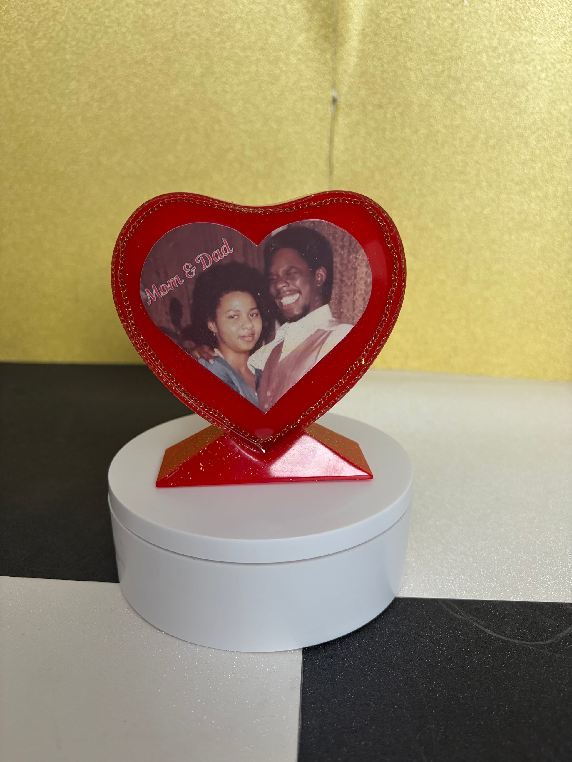 Small Heart Resin keepsake