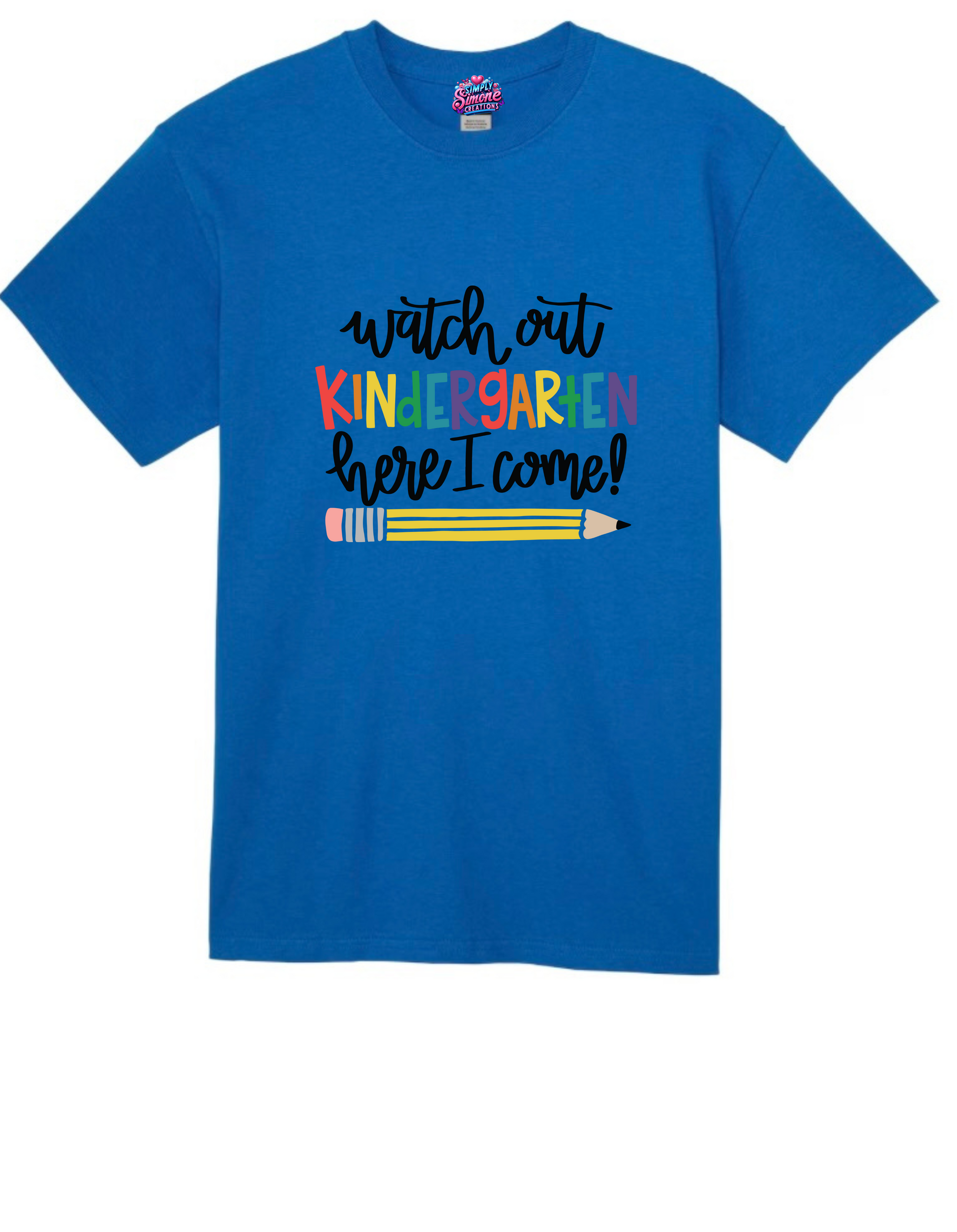 Look Out Kindergarten, Here I Come! – Kids' Back-to-School Shirt