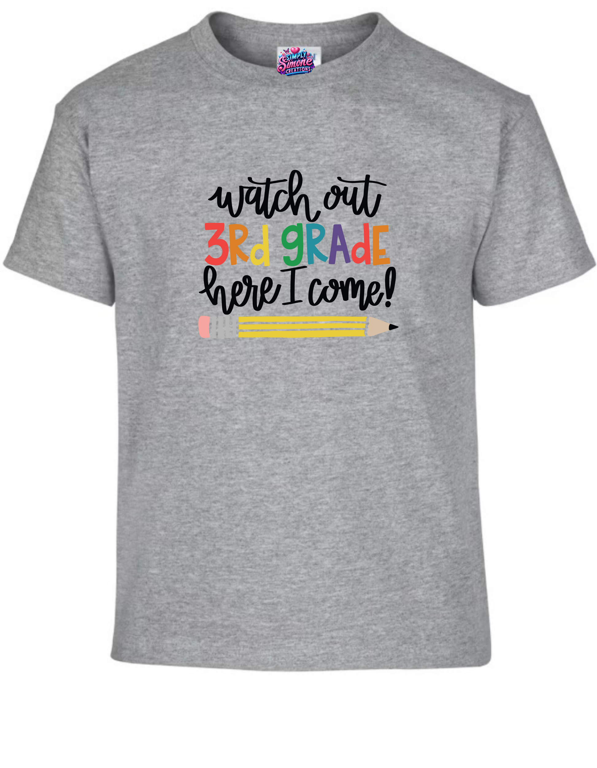 Look Out 3rd Grade, Here I Come! – Kids' Back-to-School Shirt
