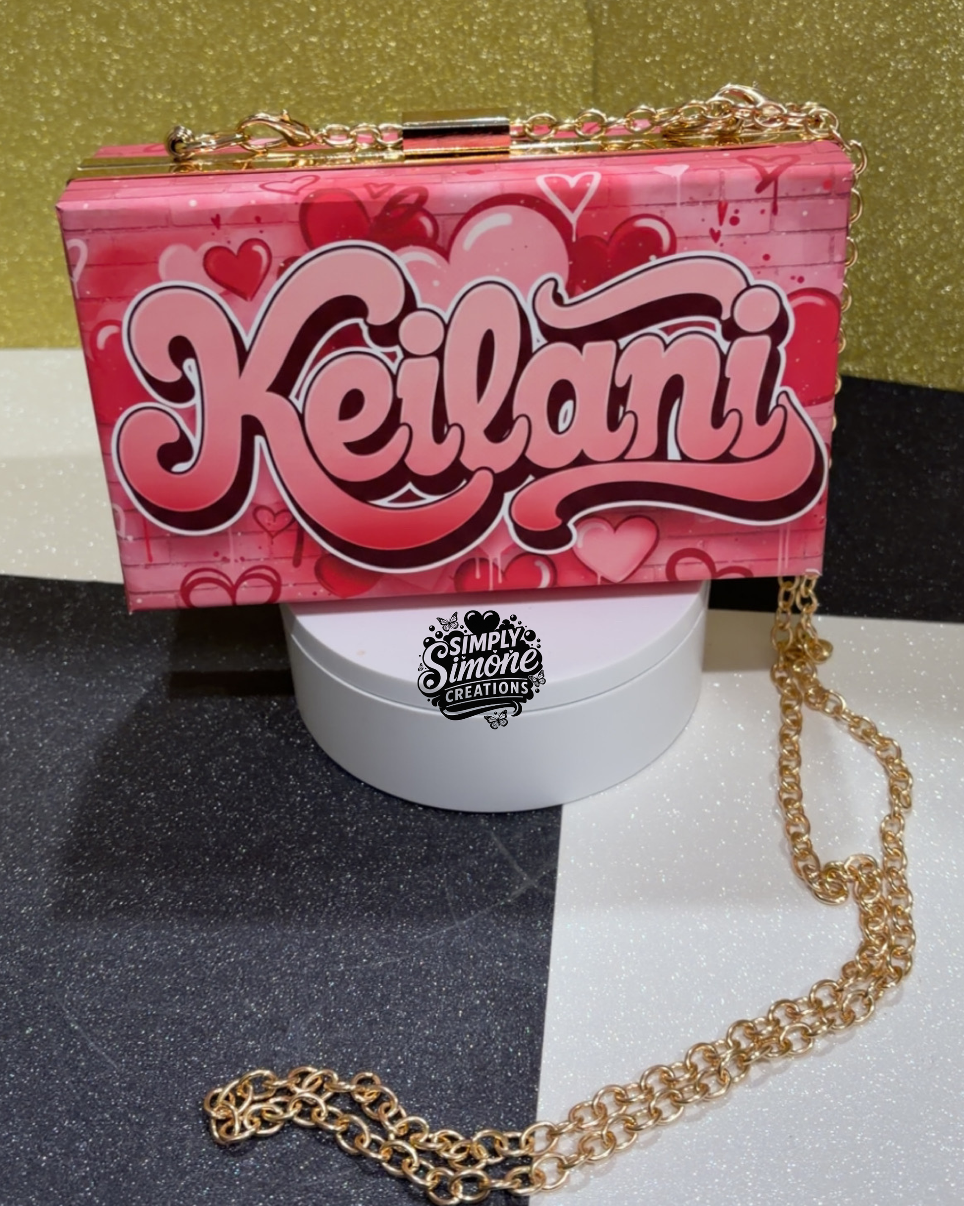 Custom Acrylic Purse-Single Sided
