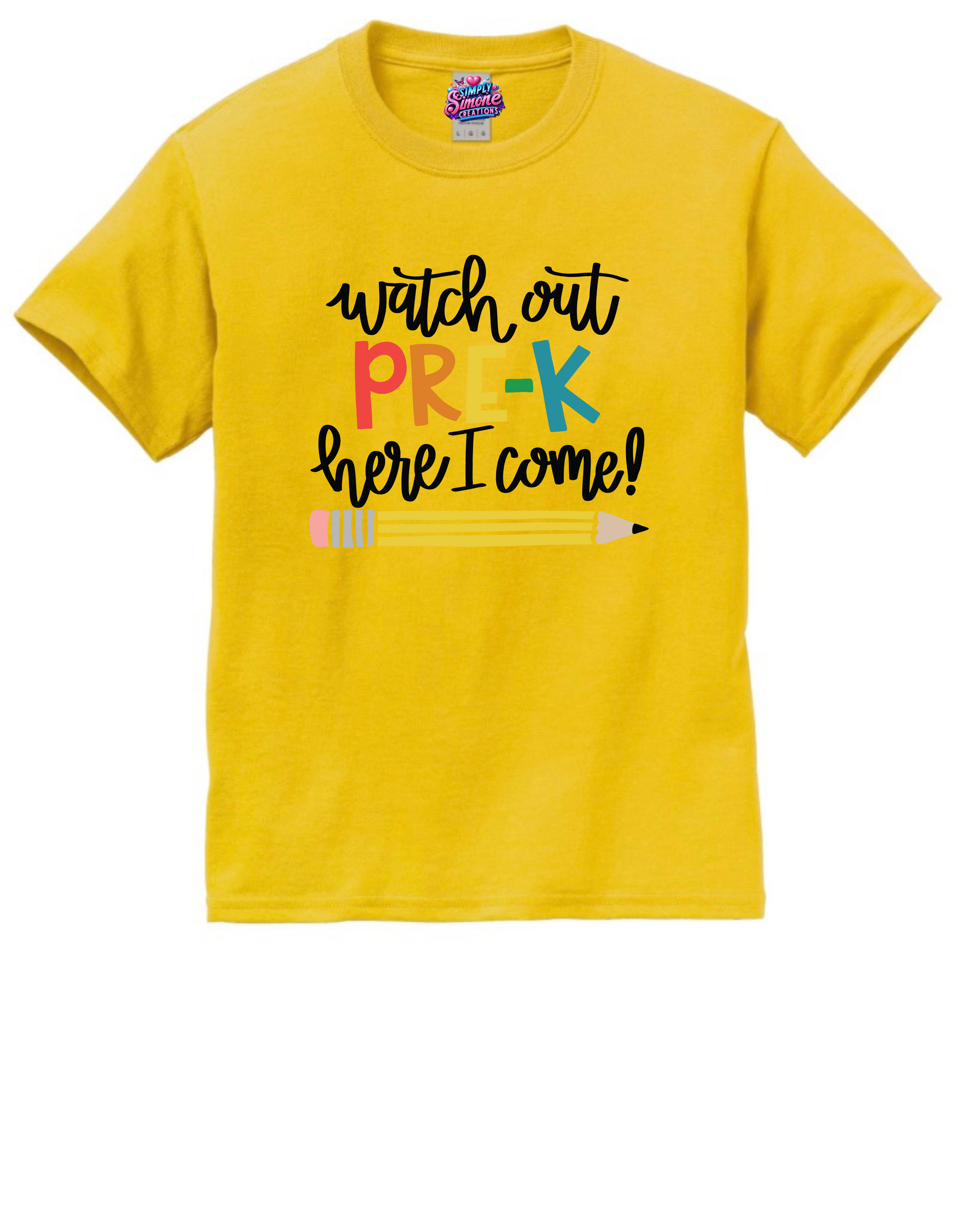 Look Out Pre-K, Here I Come! – Kids Back-to-School Shirt