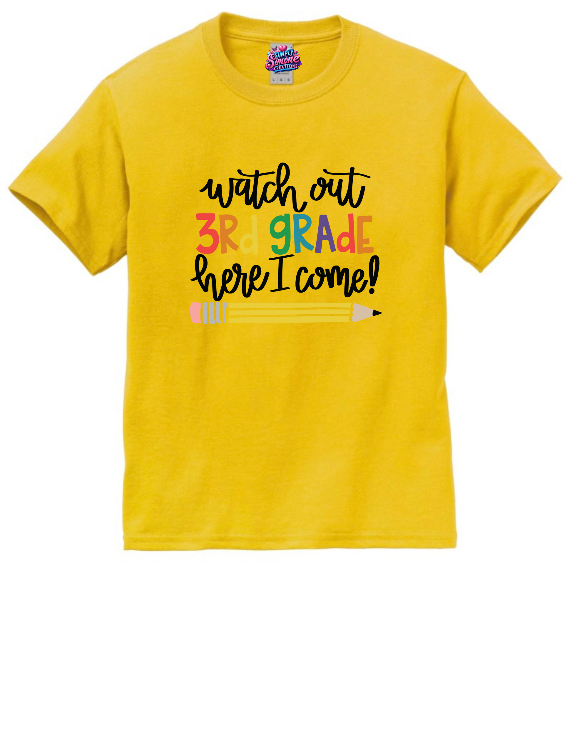 Look Out 3rd Grade, Here I Come! – Kids' Back-to-School Shirt