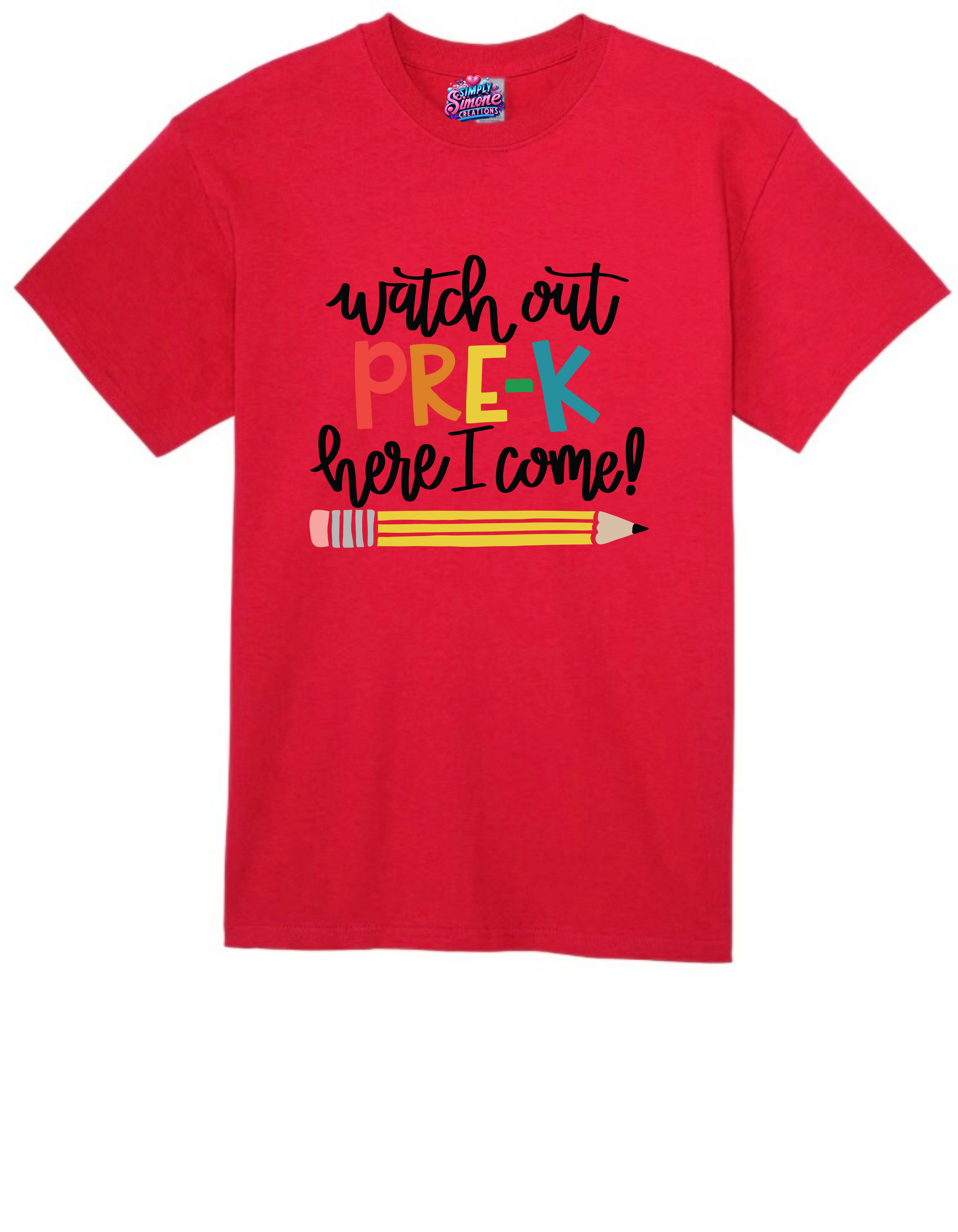 Look Out Pre-K, Here I Come! – Kids Back-to-School Shirt