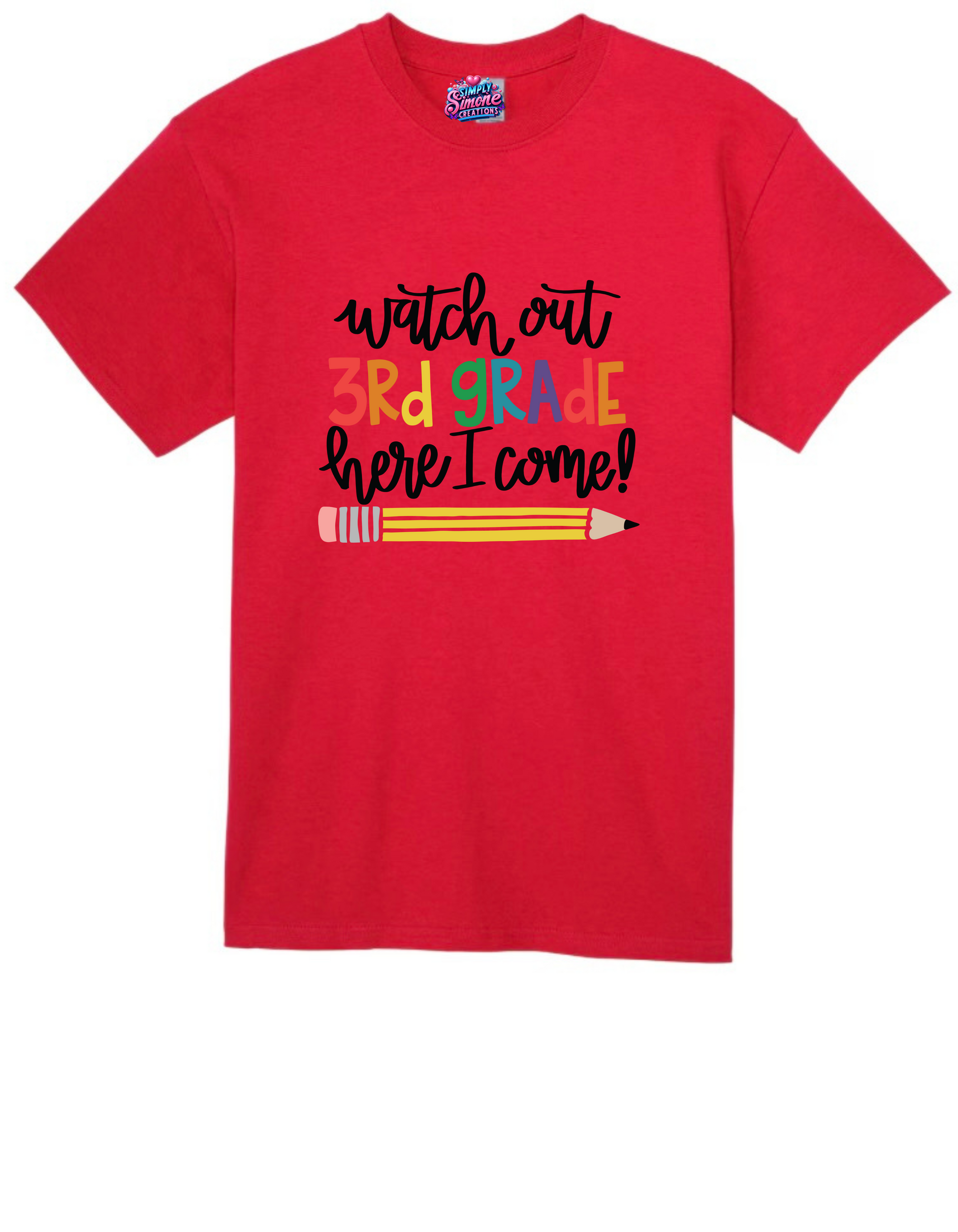 Look Out 3rd Grade, Here I Come! – Kids' Back-to-School Shirt