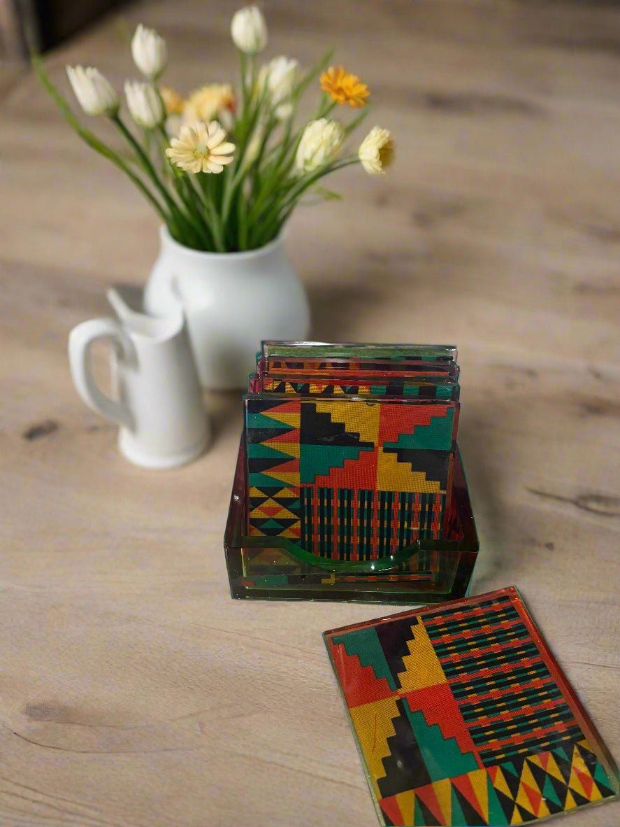 Resin Coaster Set with Holder – Stylish, Unique & Handcrafted ✨