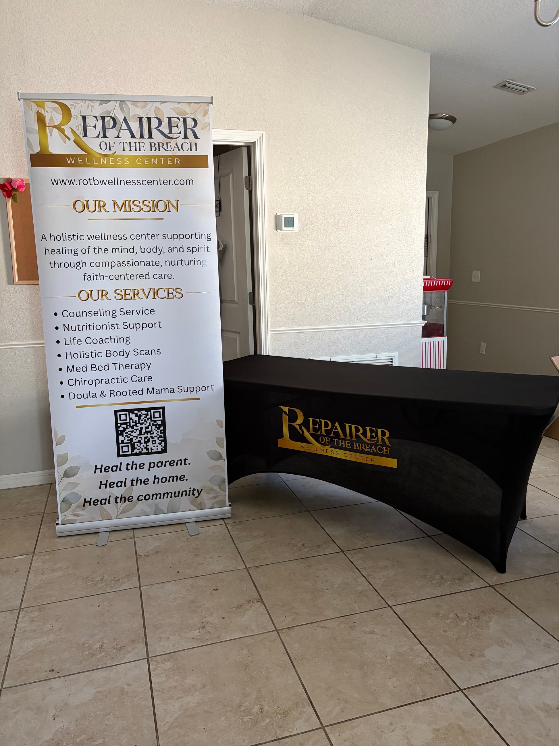 Custom Fitted Table Covers – Professional, Sleek & Branded to Impress 🖤✨
