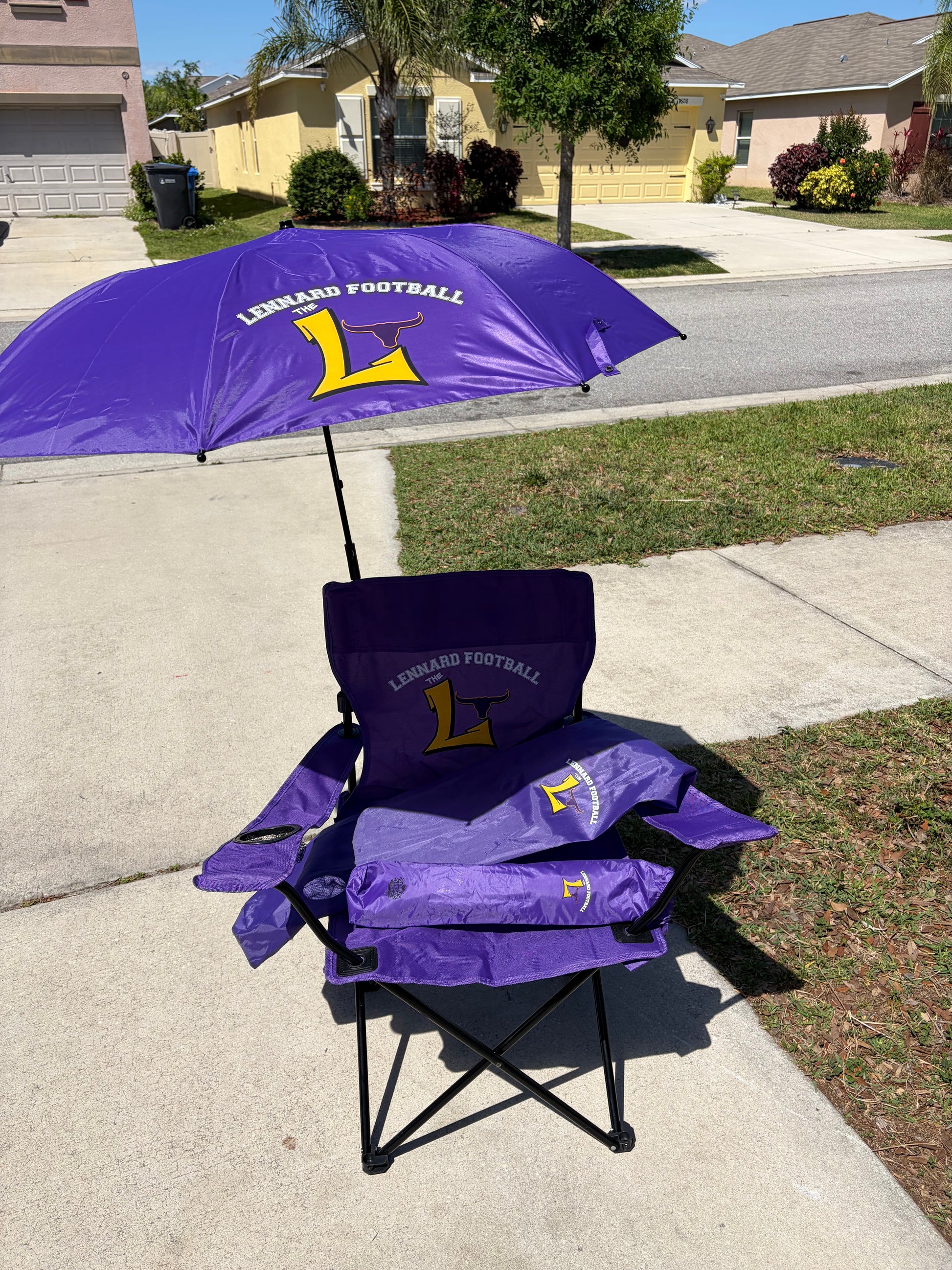 Custom Chair & umbrella