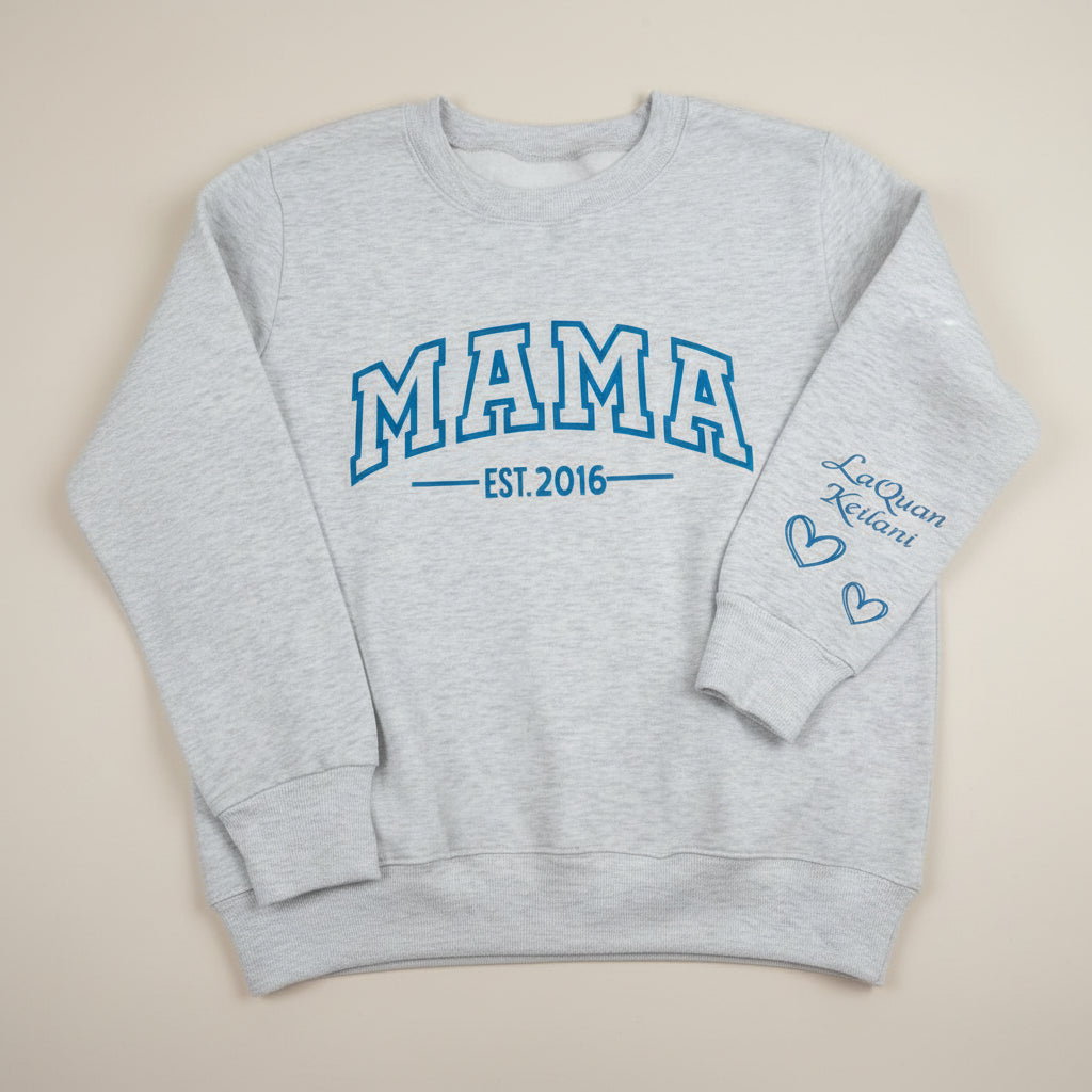 Mama Crewneck - Heart on Sleeve