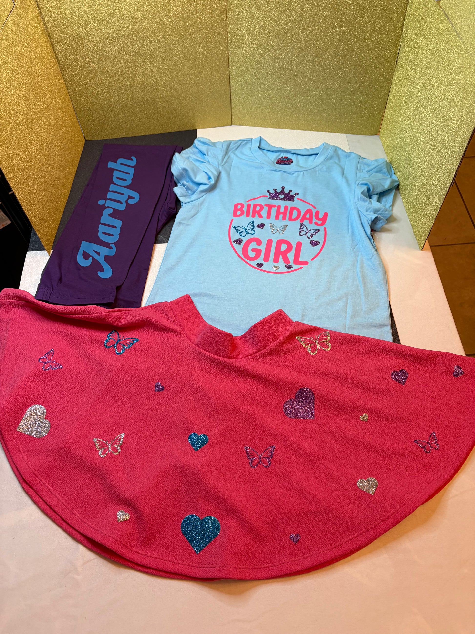 Kids Birthday Fit- Tops & bottoms