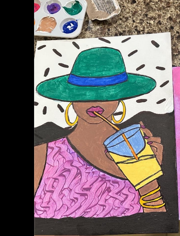 Custom Canvas & Paint Kit – Everything You Need to Create & Vibe 🎨