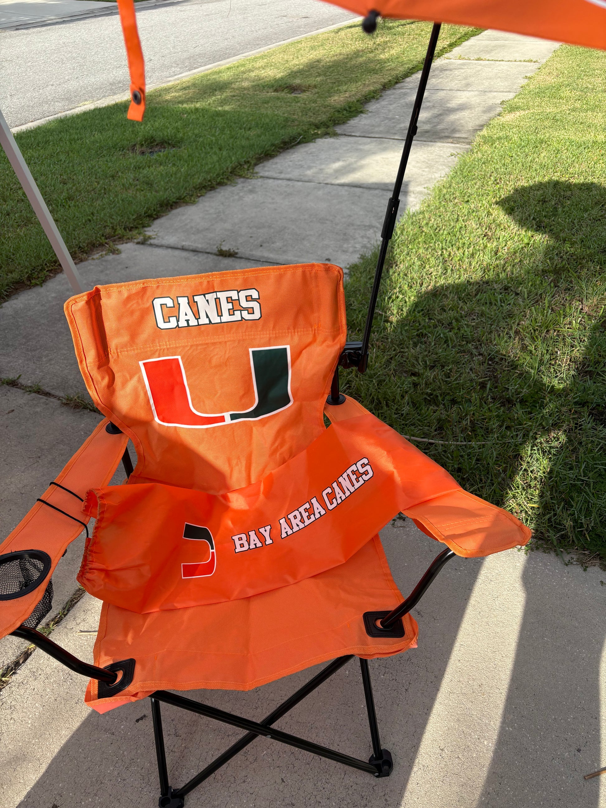 Custom Chair & umbrella