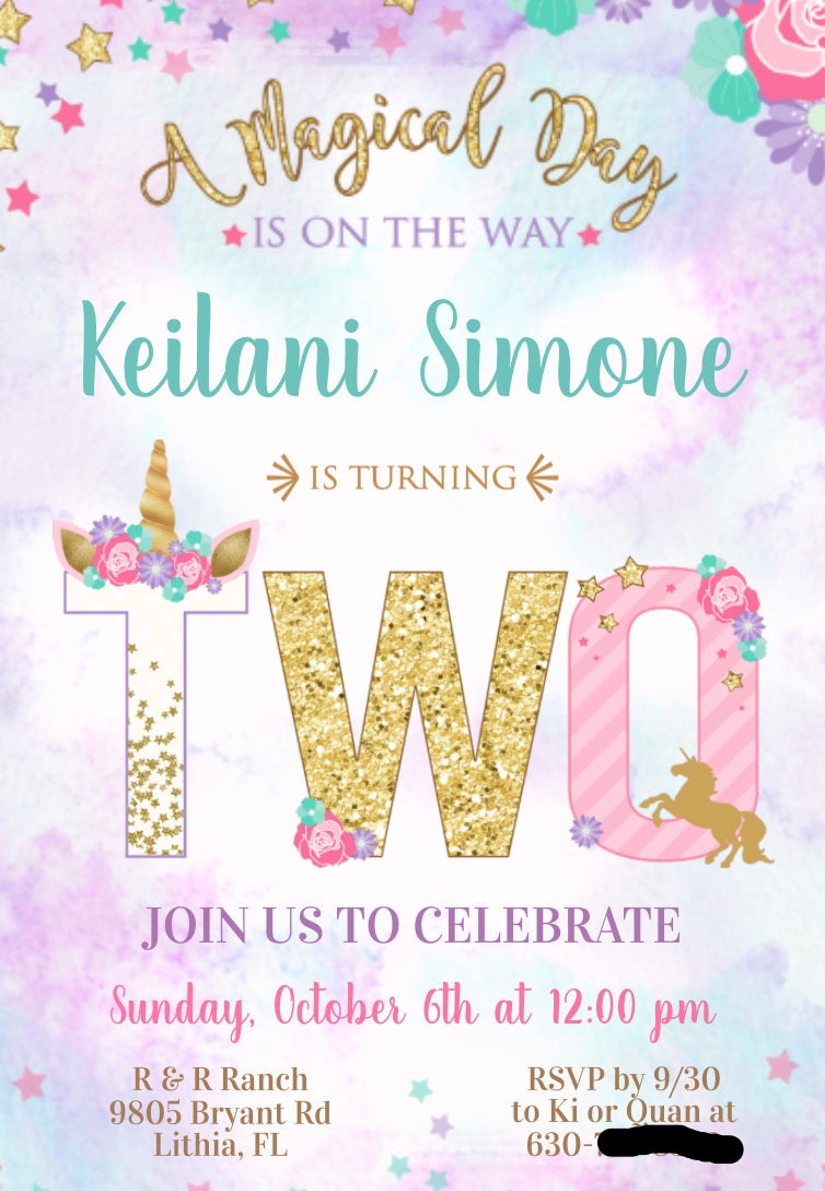 Digital Event Invitations- Flyers -Promos