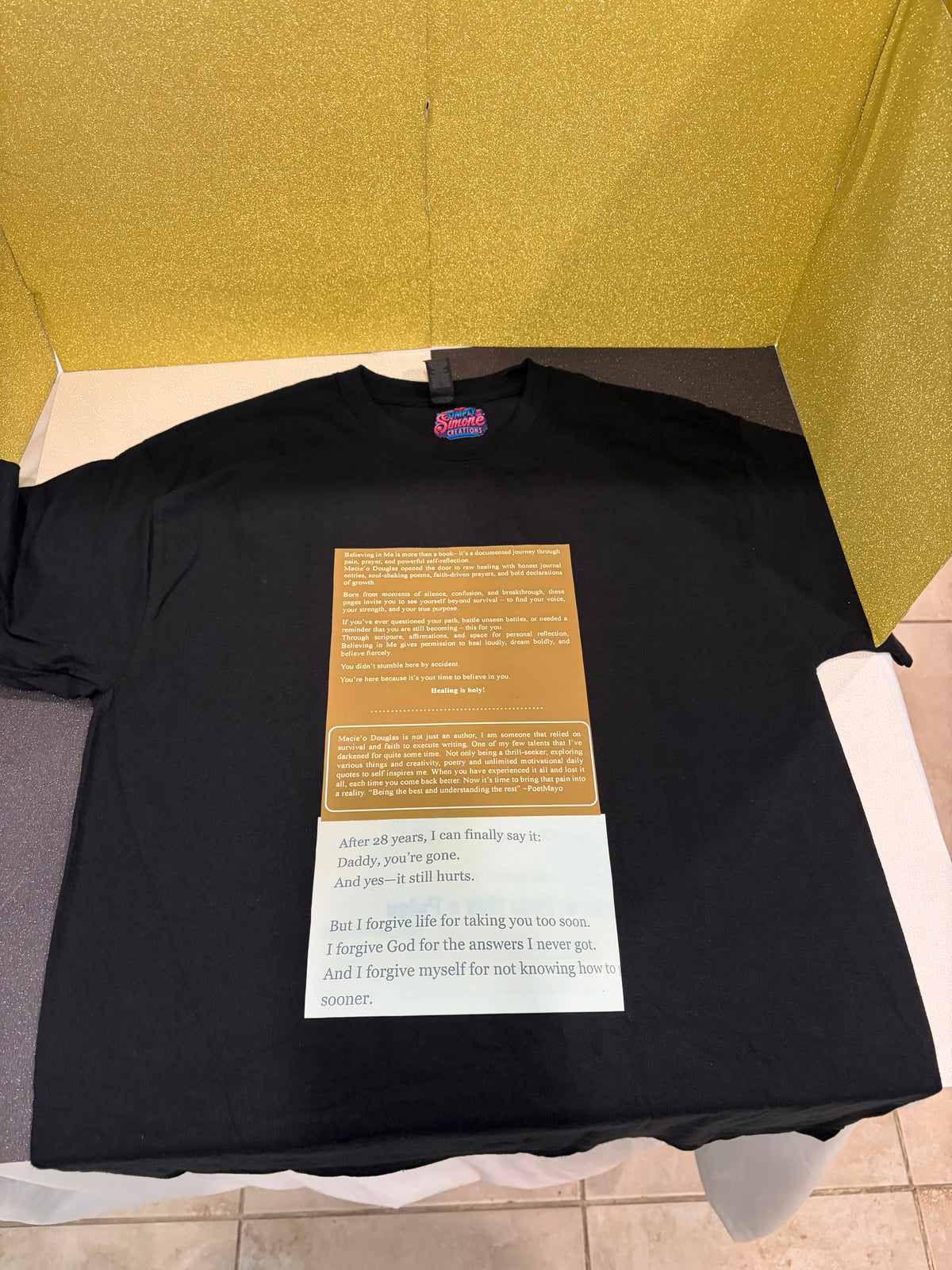 Custom Adult T Shirt (front & back) (S-L)