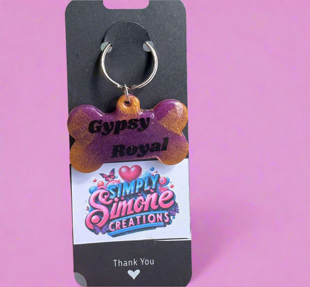Resin Pet Name Tag – Personalized, Stylish & Durable 🐾✨