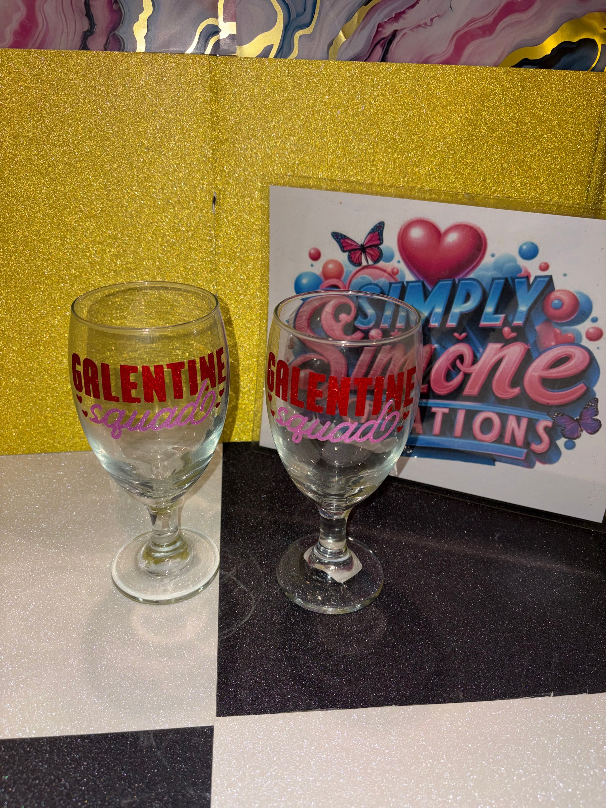 Custom Glass (Wine, Whiskey, Champagne) (2)