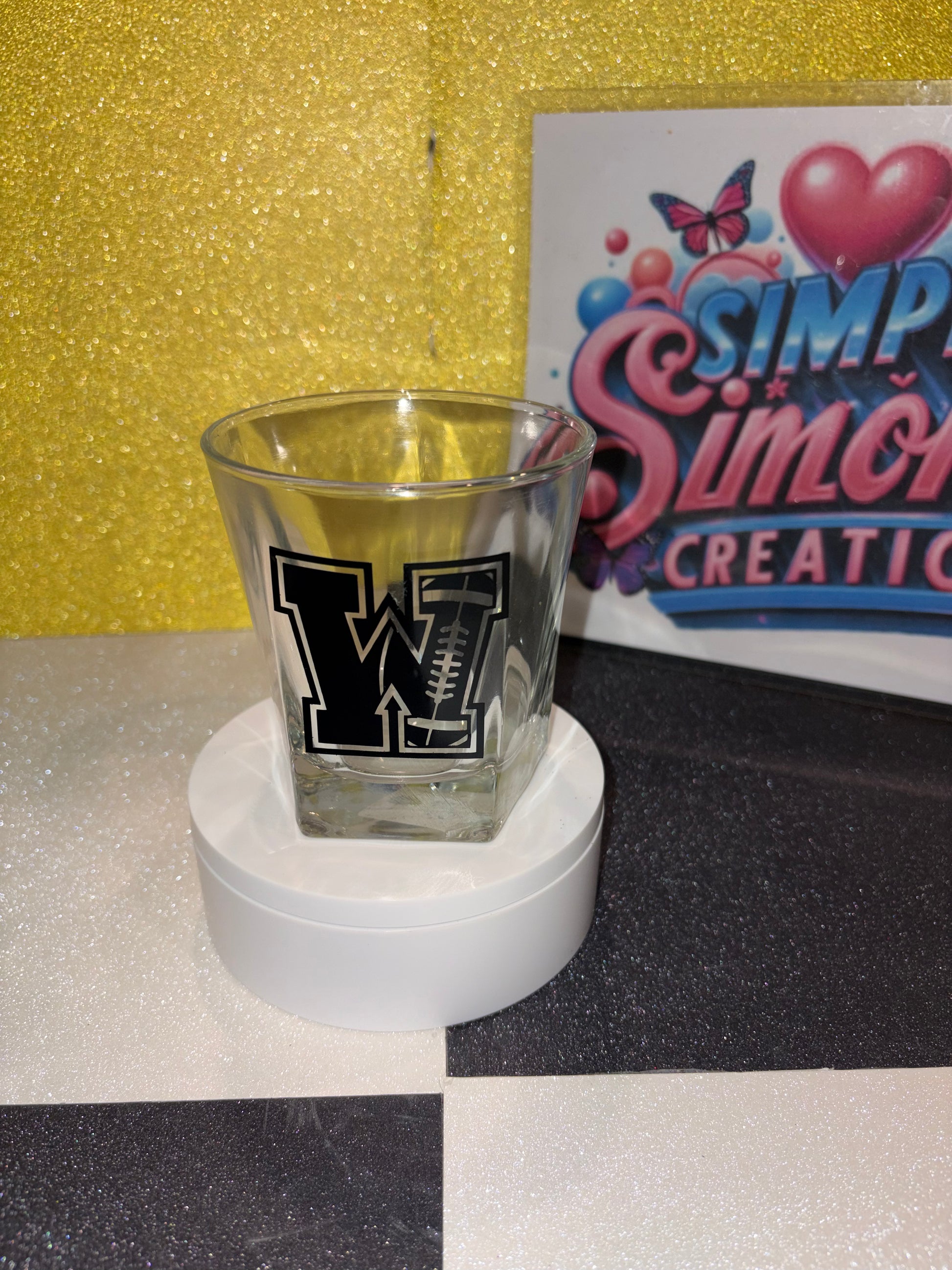 Custom Glass (Wine, Whiskey, Champagne) (2)