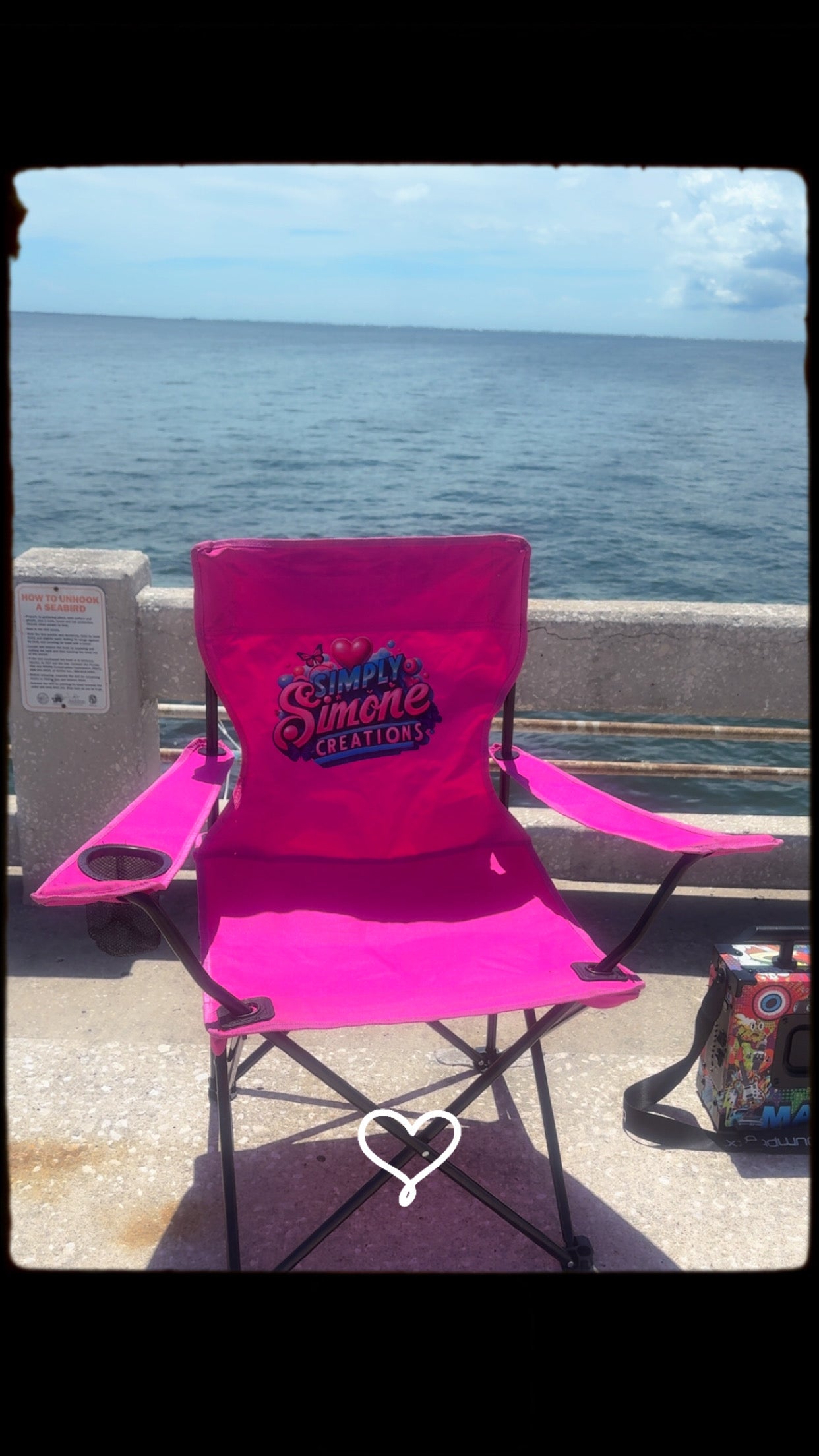 Custom Chair & umbrella