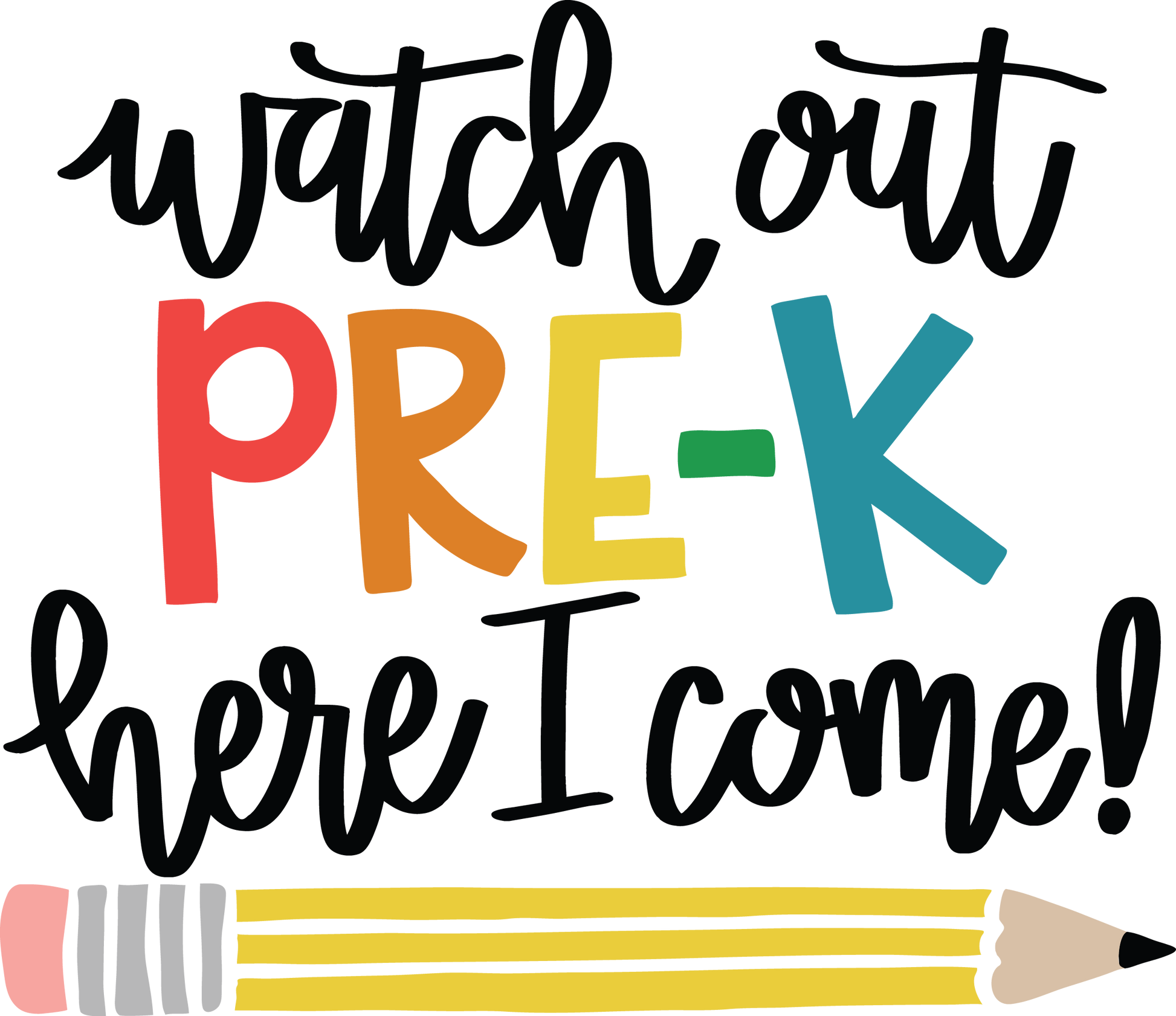 Look Out Pre-K, Here I Come! – Kids Back-to-School Shirt
