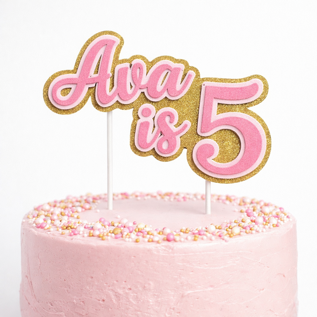 Cake Topper (Double layer)