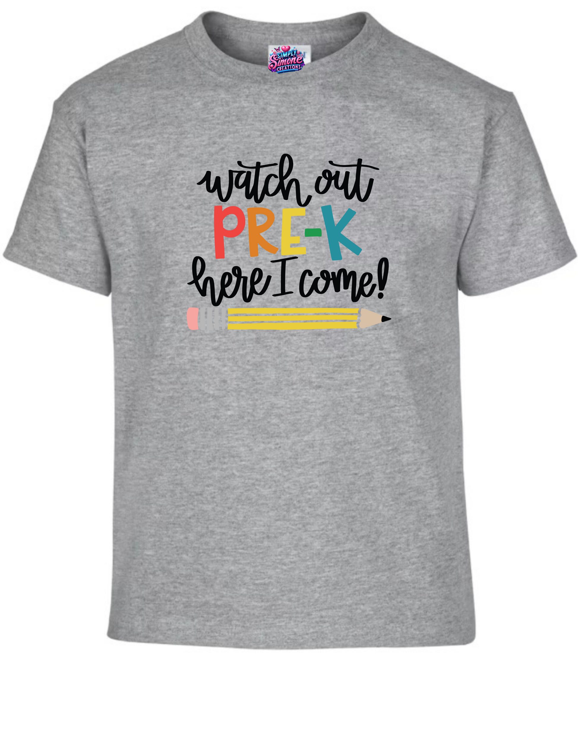 Look Out Pre-K, Here I Come! – Kids Back-to-School Shirt