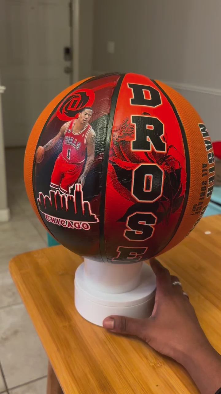Custom Keepsake Basketball (2 Panels)