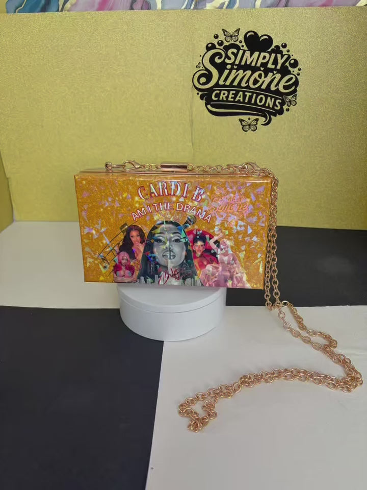 Custom Acrylic Purse-Single Sided