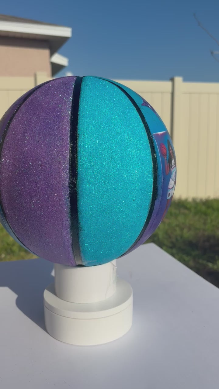Custom Keepsake Basketball (2 Panels)